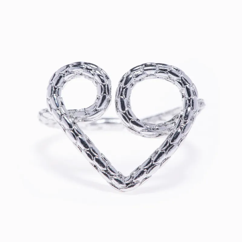 To My Granddaughter "Always in my heart" Heart Ring sold by SARAH'S WHISPER