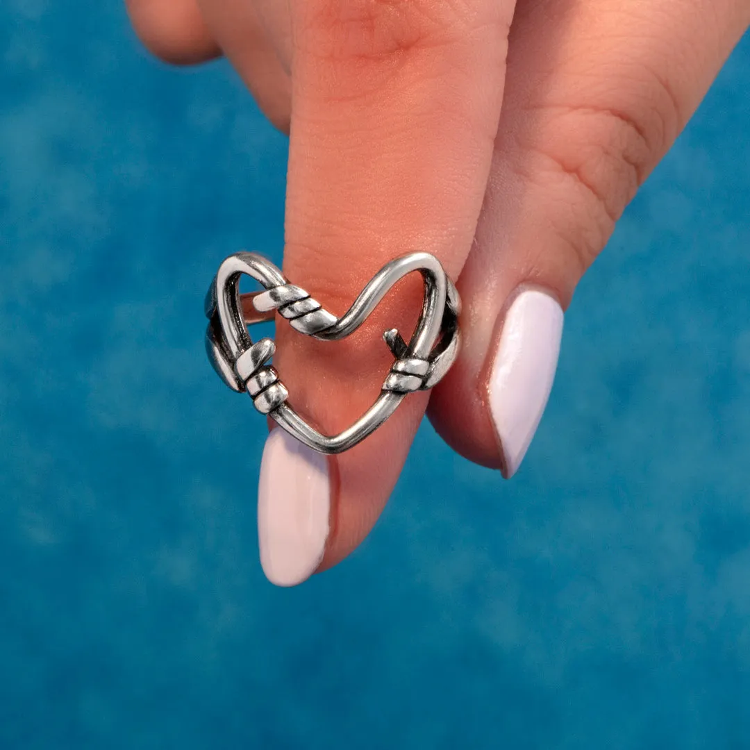 "Hold my heart forever" Holding Heart Ring sold by SARAH'S WHISPER product image thumbnail 4