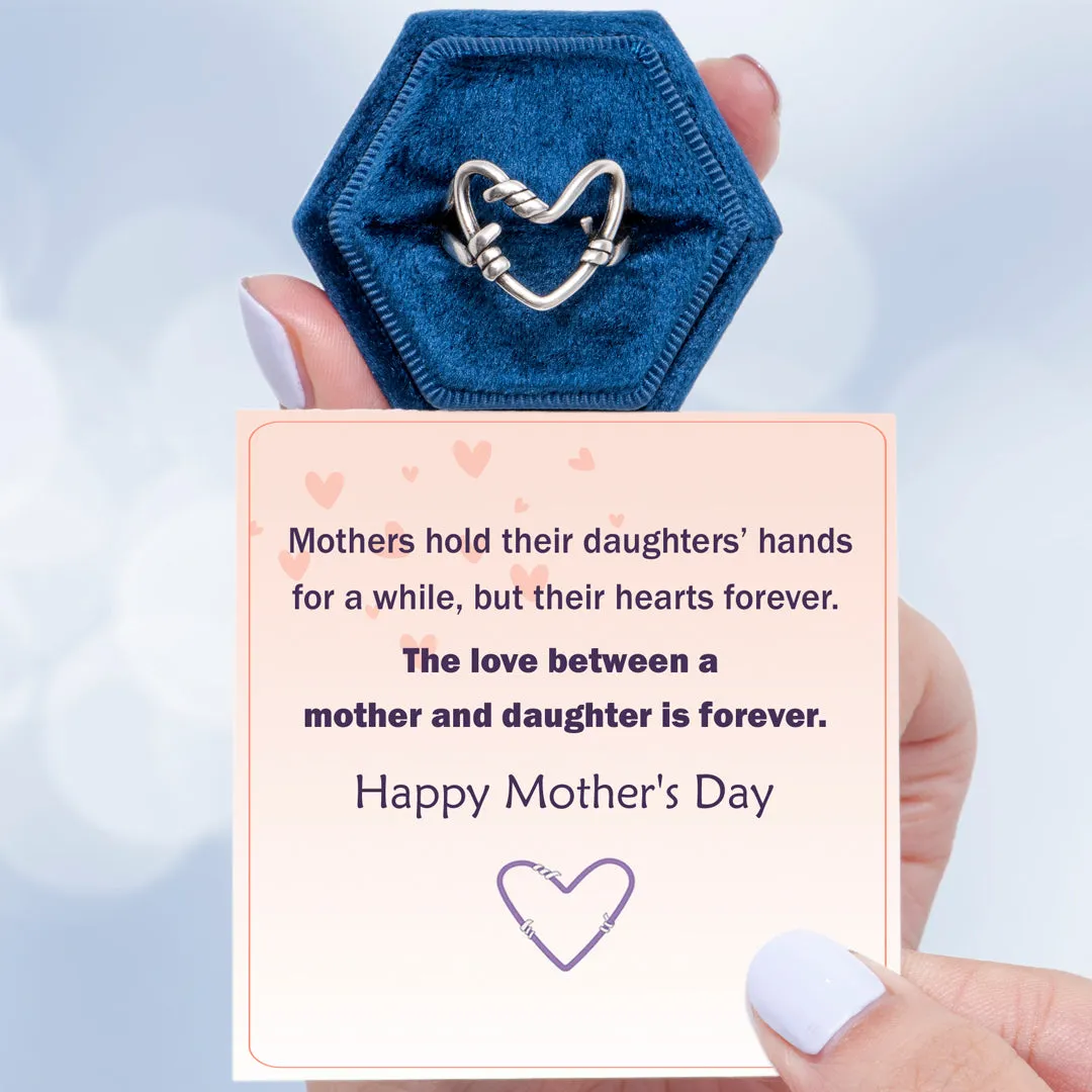 "Hold my heart forever" Holding Heart Ring sold by SARAH'S WHISPER product image thumbnail 2