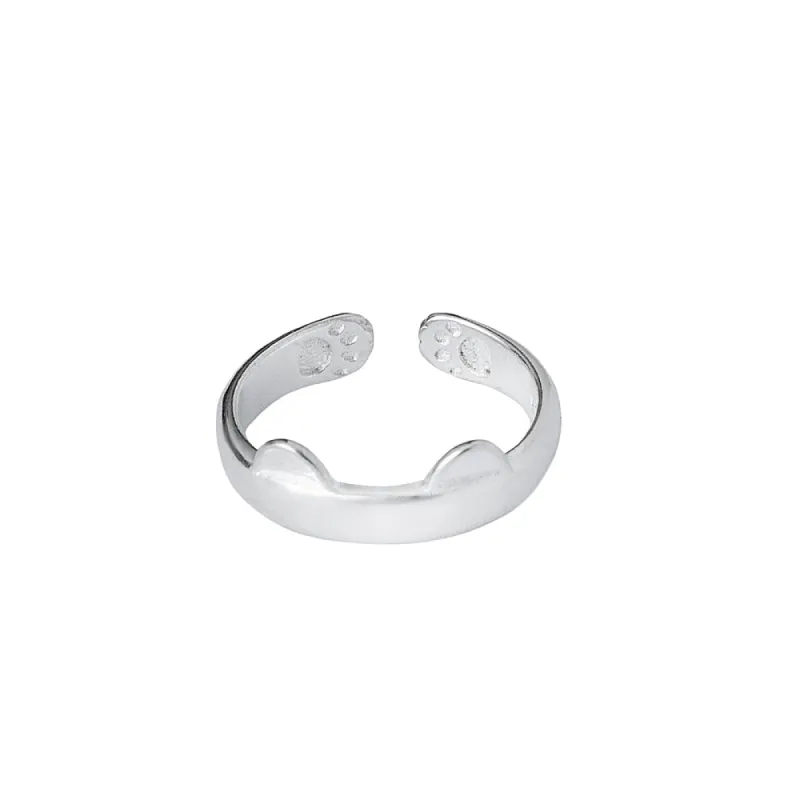 "Hugging you tightly with her paws" Adjustable Ring made by SARAH'S WHISPER