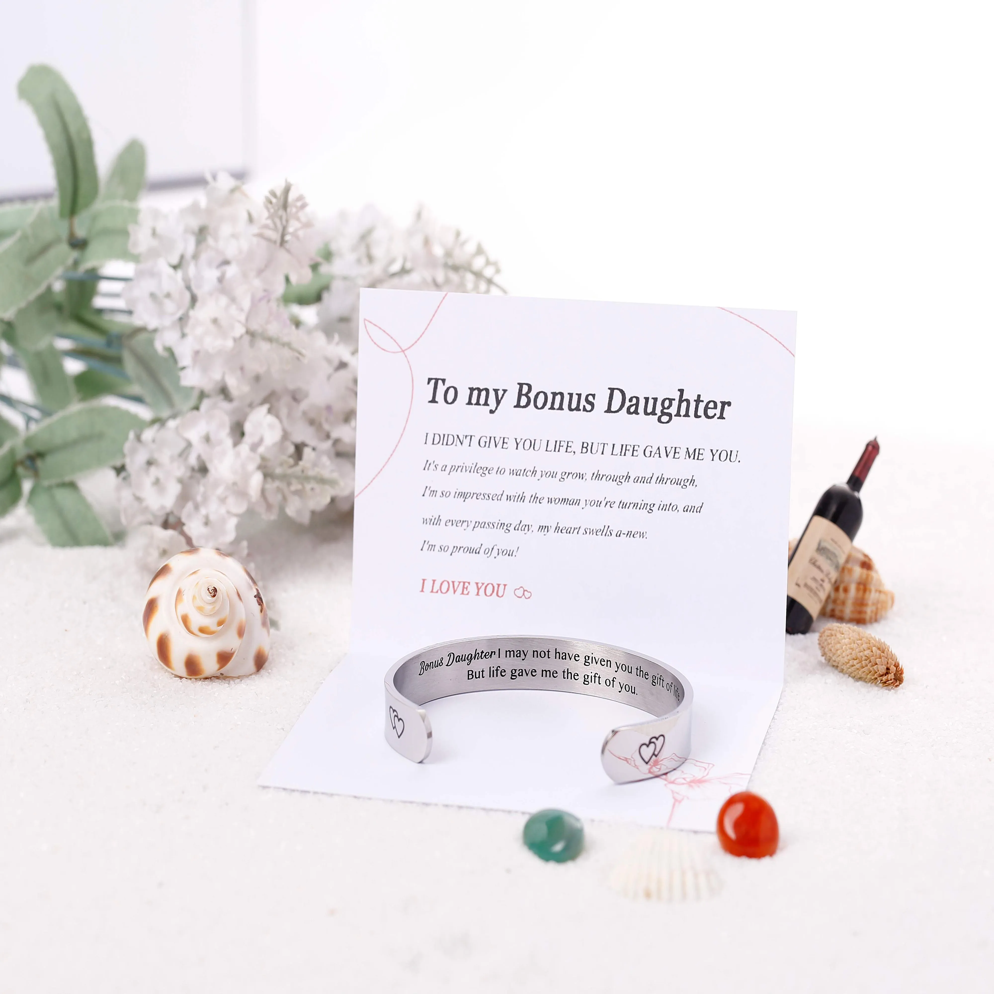 TO MY BONUS DAUGHTER BANGLE sold by SARAH'S WHISPER product image thumbnail 2