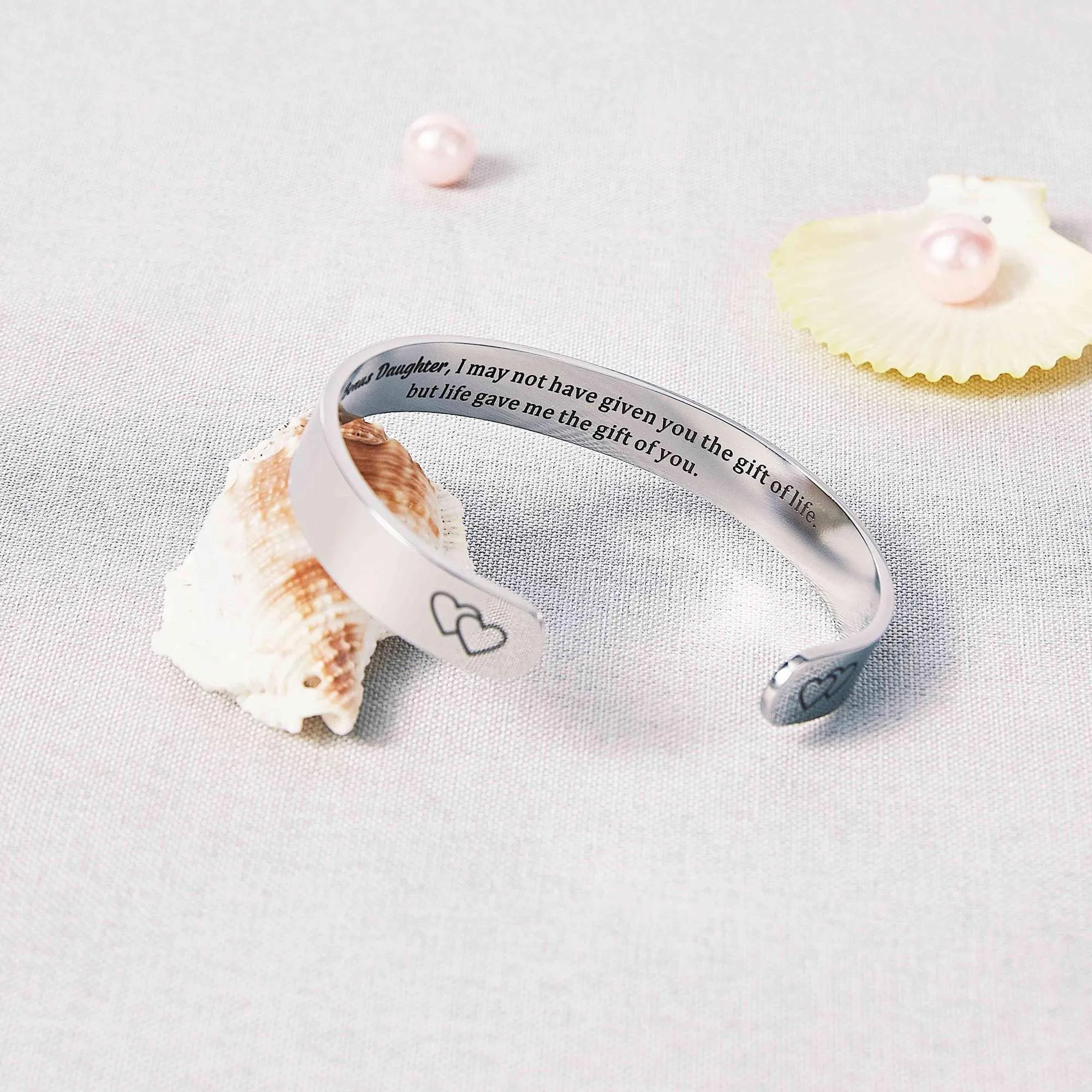 TO MY BONUS DAUGHTER BANGLE sold by SARAH'S WHISPER product image thumbnail 5