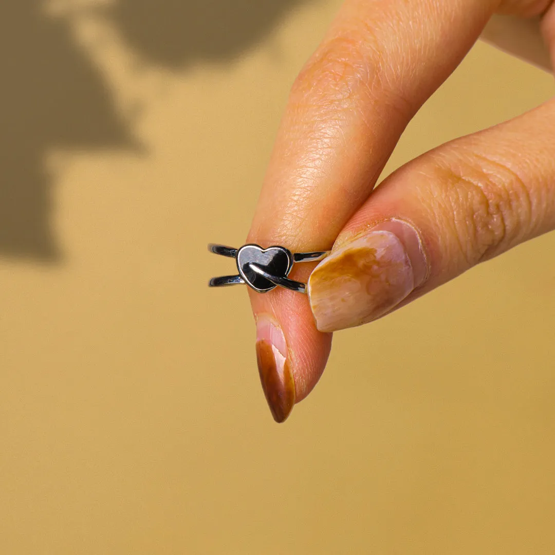 To My Granddaughter "I will always love you, no matter the distance" Words from Heart Ring sold by SARAH'S WHISPER product image thumbnail 4