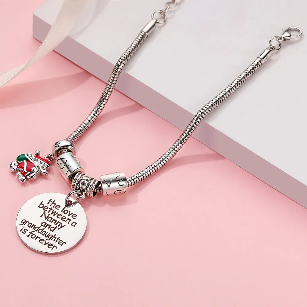 To My Granddaughter "Always in my heart" Charm Bracelet sold by SARAH'S WHISPER product image thumbnail 3