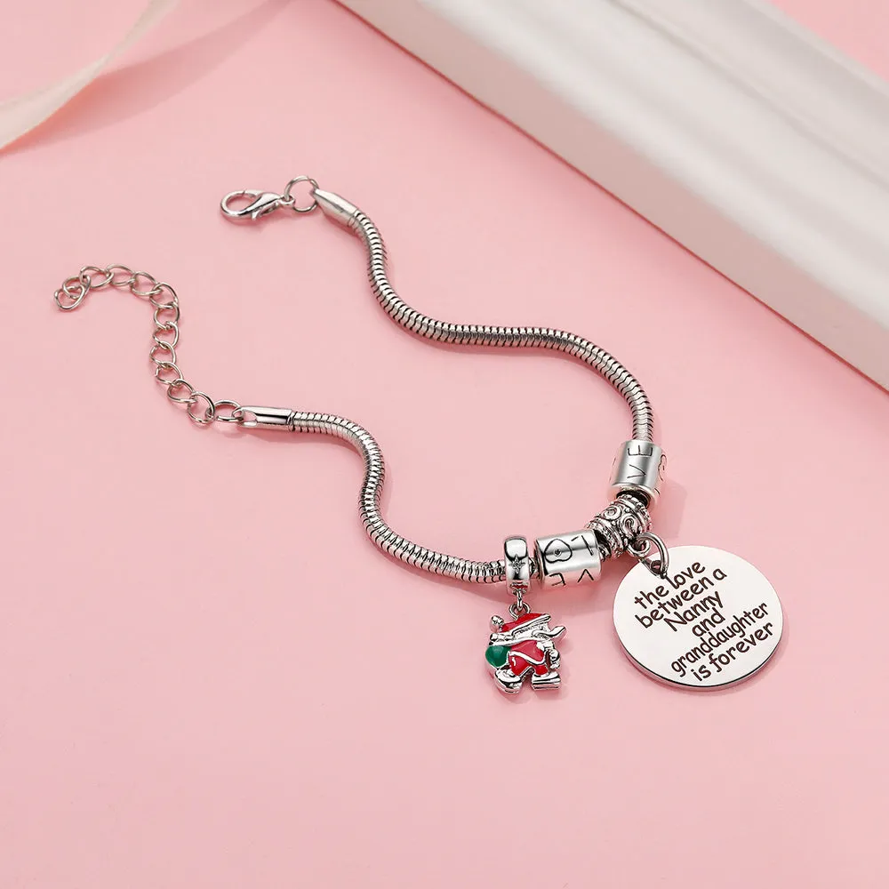 To My Granddaughter "Always in my heart" Charm Bracelet sold by SARAH'S WHISPER product image thumbnail 4