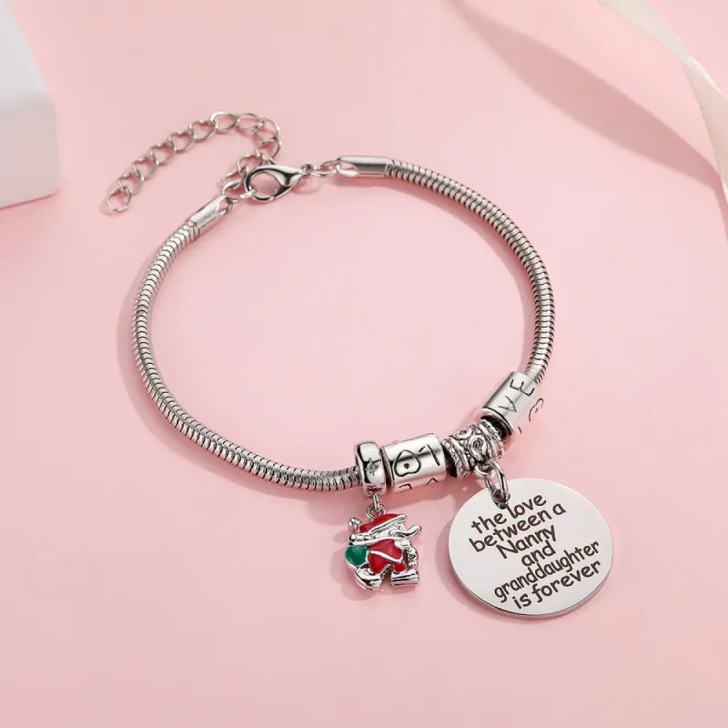 To My Granddaughter "Always in my heart" Charm Bracelet sold by SARAH'S WHISPER