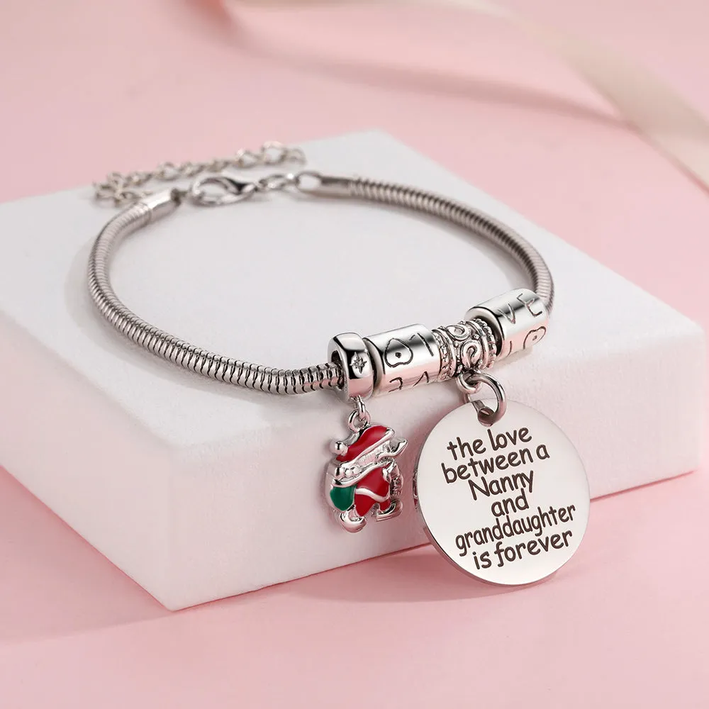 To My Granddaughter "Always in my heart" Charm Bracelet sold by SARAH'S WHISPER product image thumbnail 5
