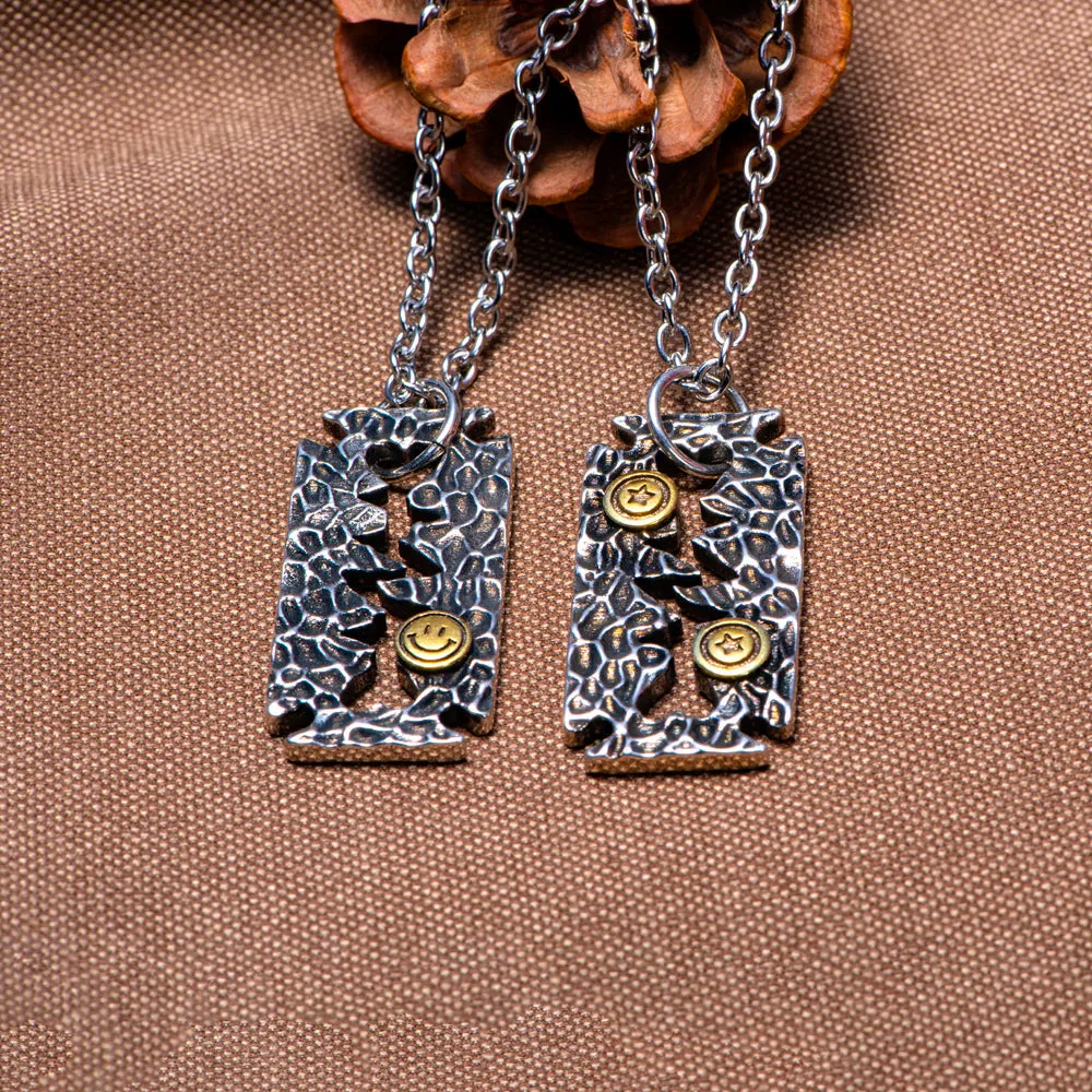 "Your value doesn't decrease based on someone's inability to see your worth." Razor-Blade Necklace sold by SARAH'S WHISPER product image thumbnail 5