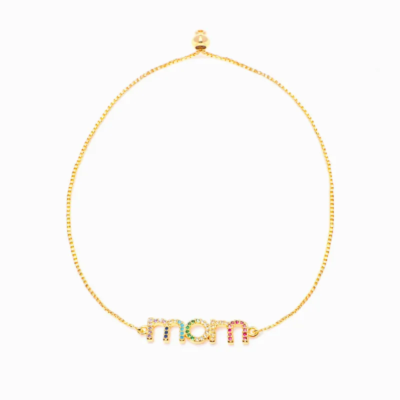 To My Mom "Your love is like a rainbow" Colorful Bracelet sold by SARAH'S WHISPER