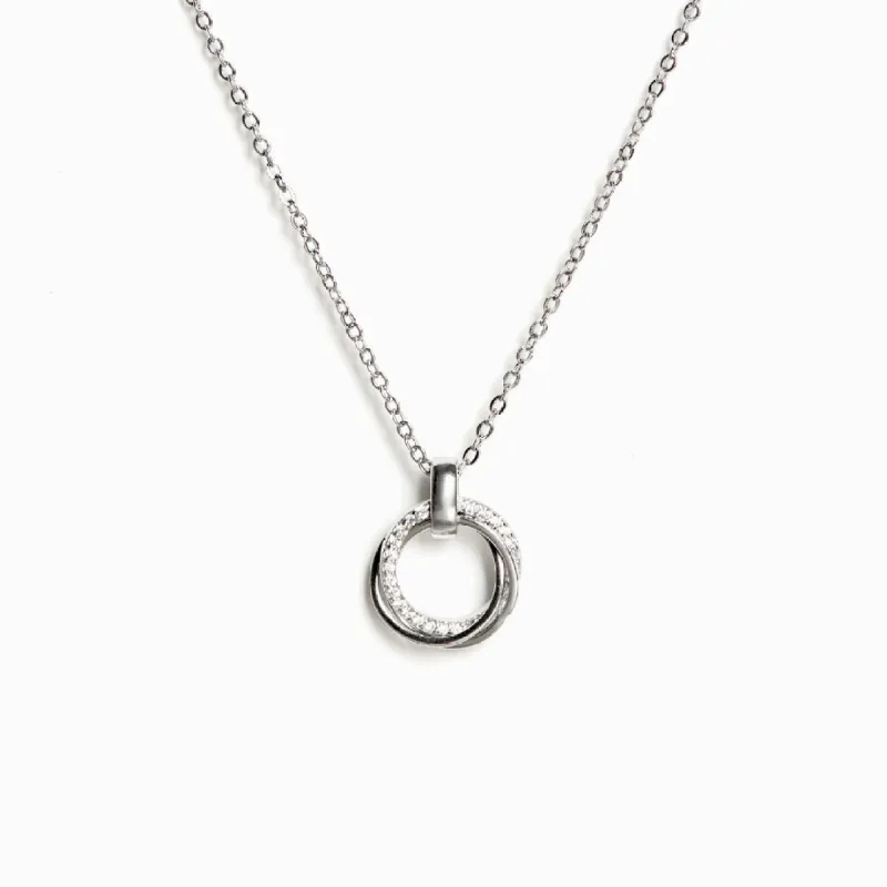 To Our Daughter "You will never outgrow our hearts" Triple Ring Necklace sold by SARAH'S WHISPER