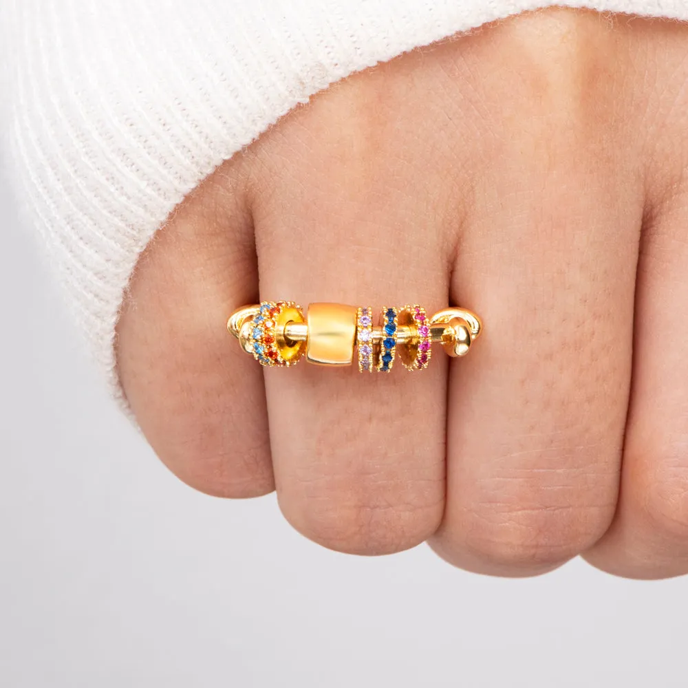 "Love and protect you" Fidget Spinner Ring sold by SARAH'S WHISPER product image thumbnail 3