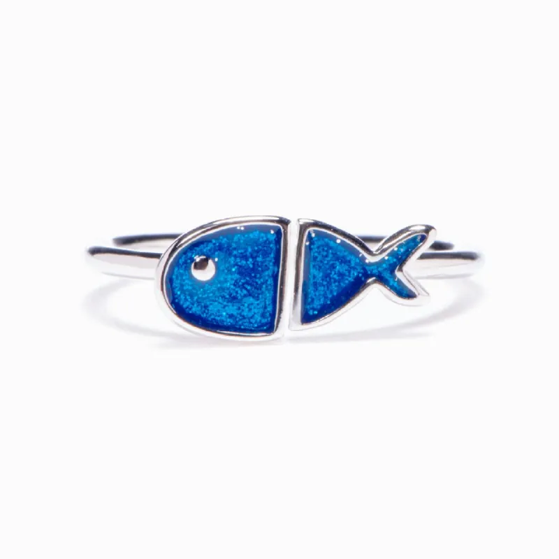 "Swim out of your little pond" Adjustable Ring sold by SARAH'S WHISPER