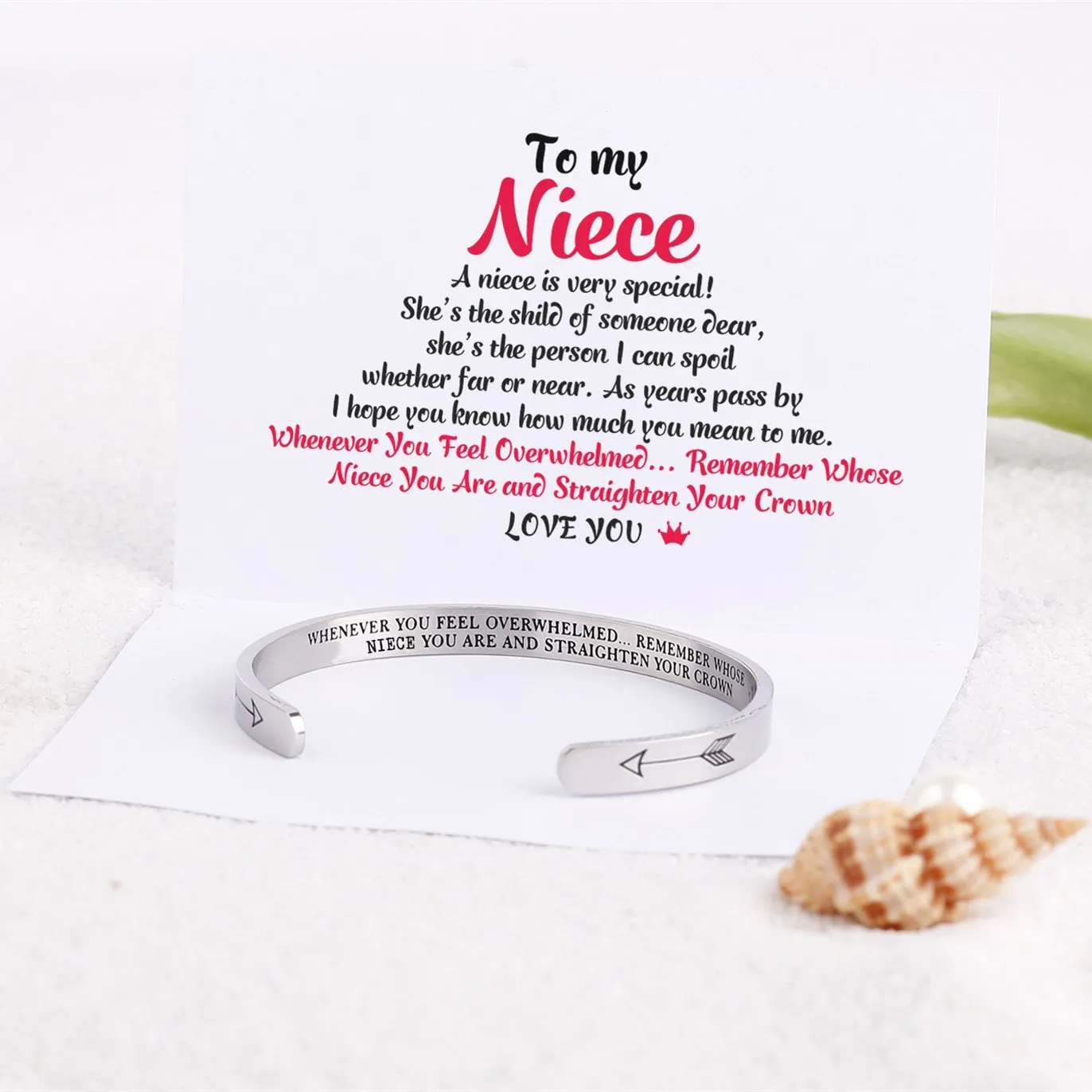 Whenever You Feel Overwhelmed... Remember Whose... You Are And Straighten Your Crown - Bracelet And Men's Bracelets sold by SARAH'S WHISPER product image thumbnail 2