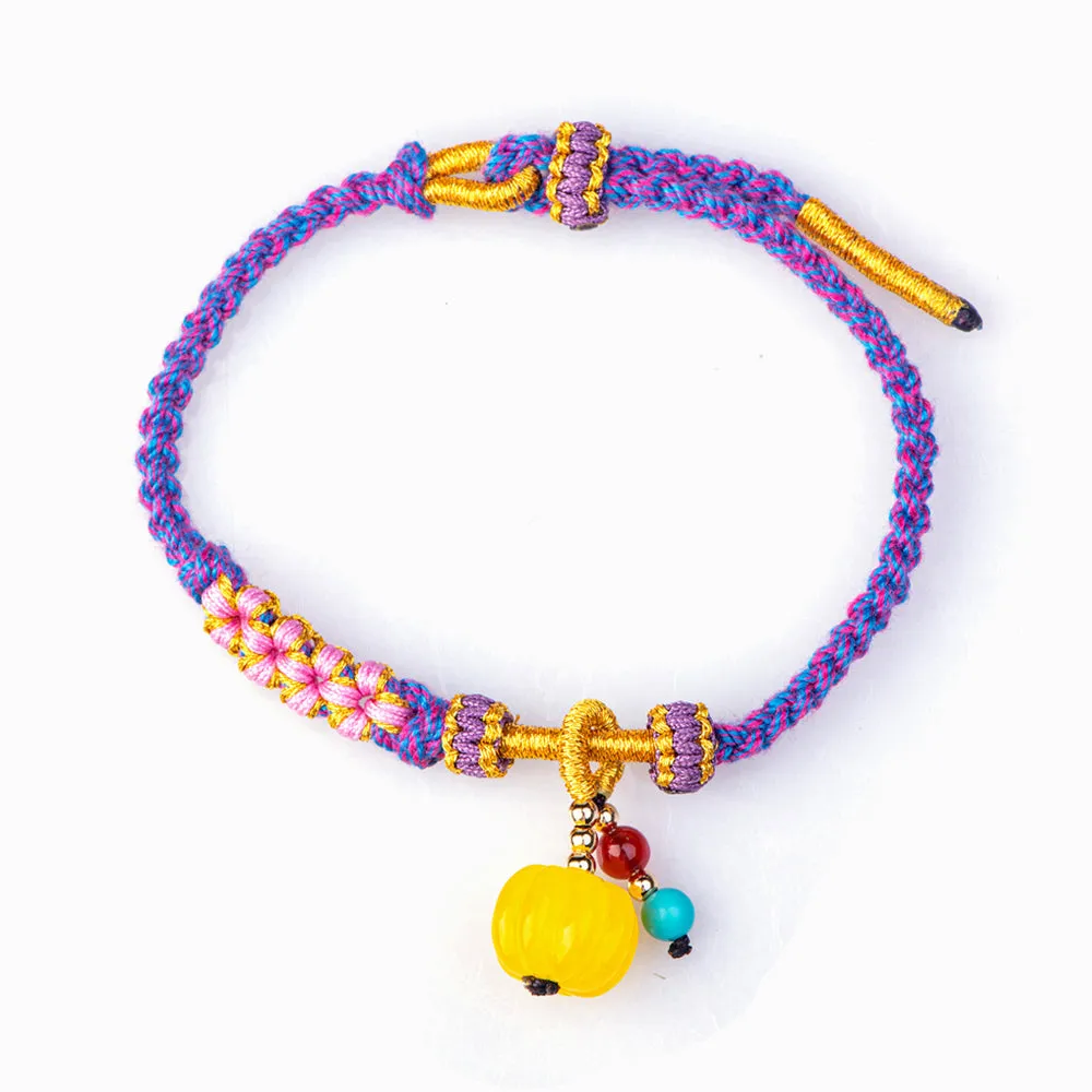 To My Daughter "Happy 'Halloween" Pumpkin Halloween Bracelet sold by SARAH'S WHISPER