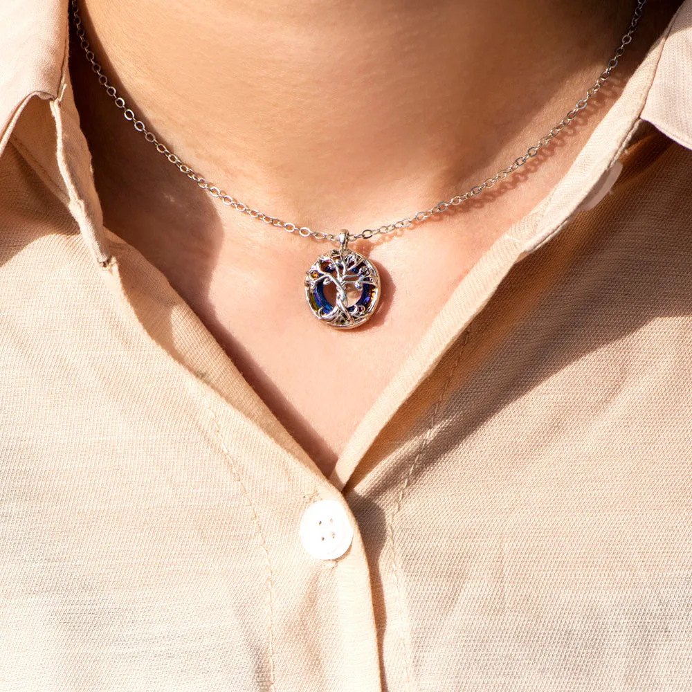 To My Granddaughter "Family tie can never break" Tree Necklace sold by SARAH'S WHISPER product image thumbnail 3