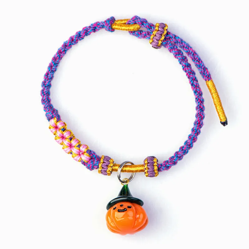 To My Granddaughter "Happy Halloween" Halloween Bracelet sold by SARAH'S WHISPER
