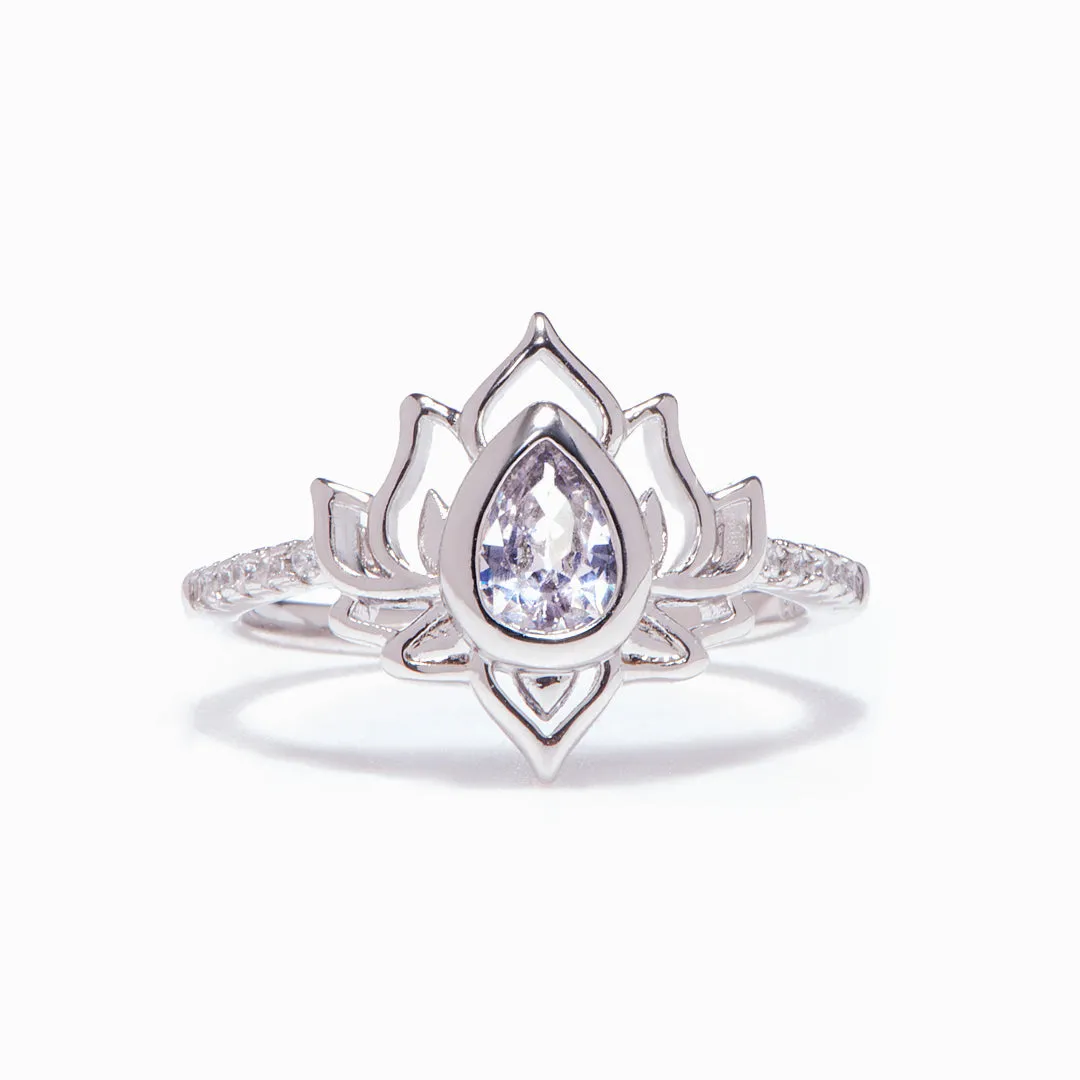 To My Dearest Daughter "BE STRONG" S925 Sterling Silver Zircon Ring sold by SARAH'S WHISPER product image thumbnail 2