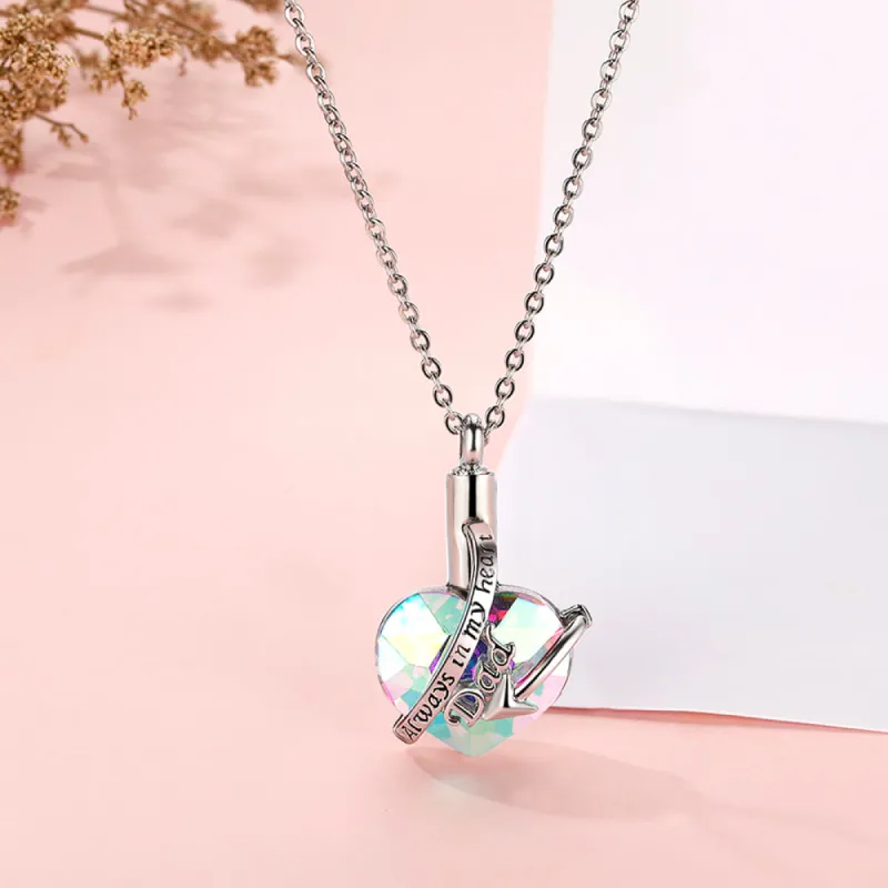 "Always with you" Heart Necklace sold by SARAH'S WHISPER