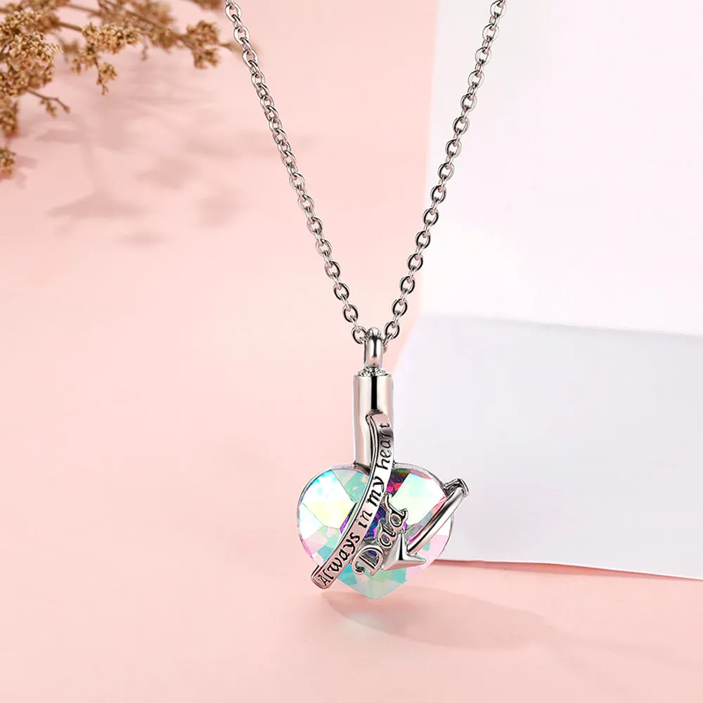 "Always with you" Heart Necklace sold by SARAH'S WHISPER