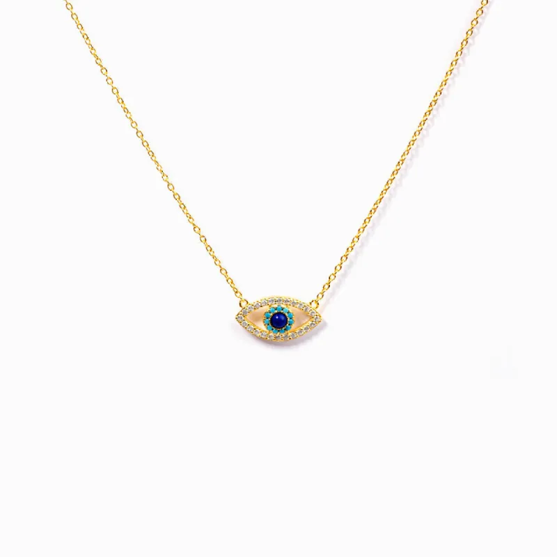 "May you always be protected" Evil Eye Necklace sold by SARAH'S WHISPER