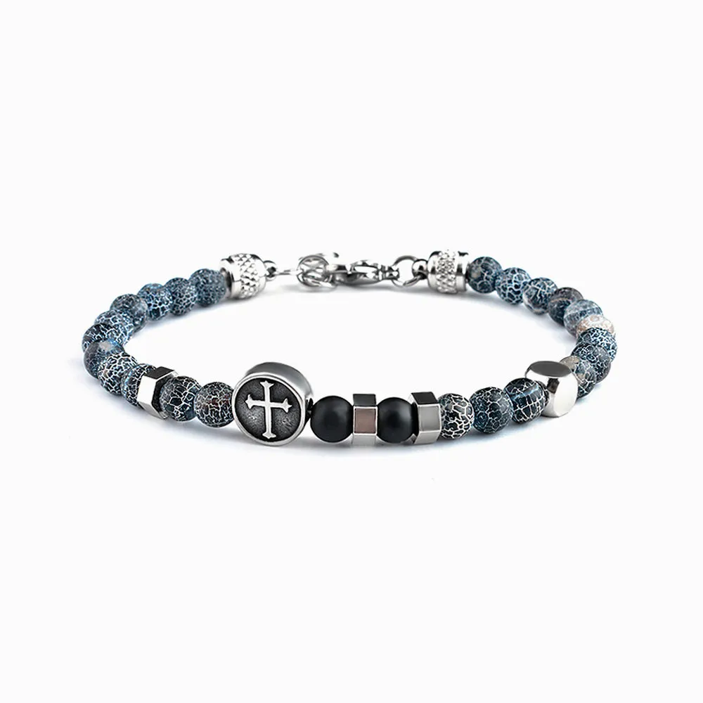 To My Grandson "FOREVER & ALWAYS" Cross Bracelet sold by SARAH'S WHISPER product image thumbnail 4