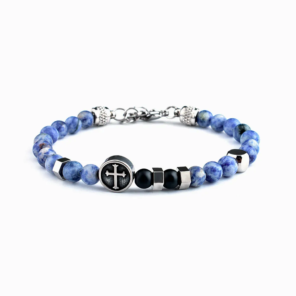 To My Grandson "FOREVER & ALWAYS" Cross Bracelet sold by SARAH'S WHISPER product image thumbnail 2