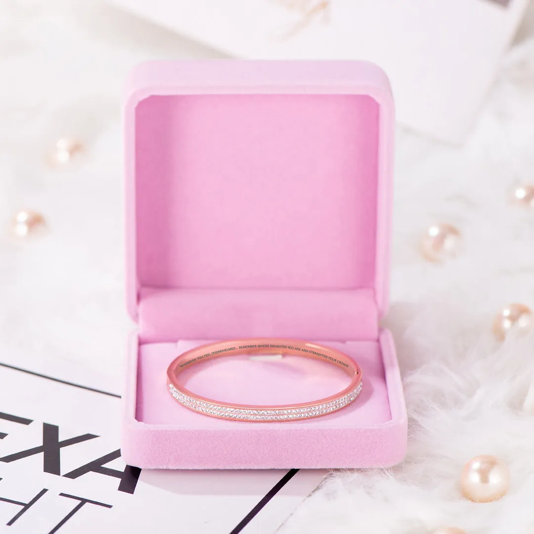 To My Daughter "Straighten Your Crown" Bracelet sold by SARAH'S WHISPER product image thumbnail 4