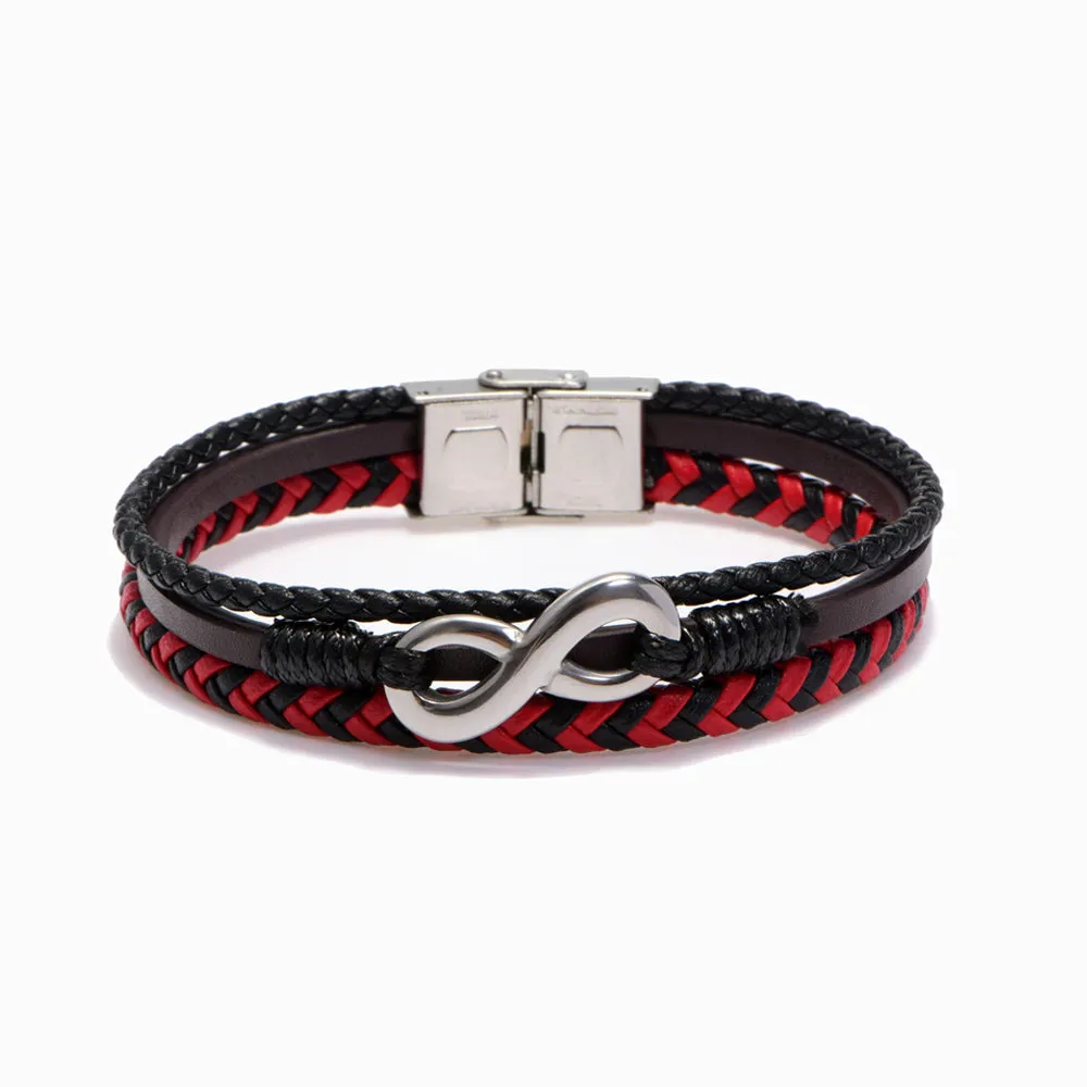 To My Grandson "Forever Linked Together" Infinite Bracelet sold by SARAH'S WHISPER