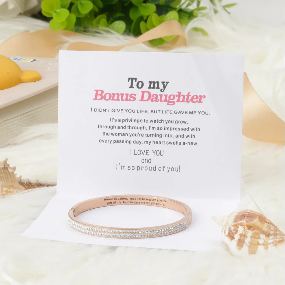 Bonus Daughter Jewelry Life Gave Me the Gift of You sold by SARAH'S WHISPER product image thumbnail 2