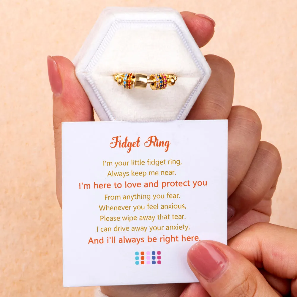 Fidget Spinner Ring – Dispel your Anxiety sold by SARAH'S WHISPER product image thumbnail 2