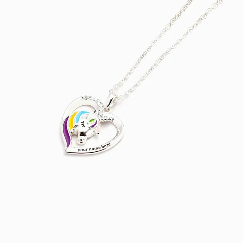 Unicorn Pendant Necklace – Be Yourself Be a Unicorn sold by SARAH'S WHISPER