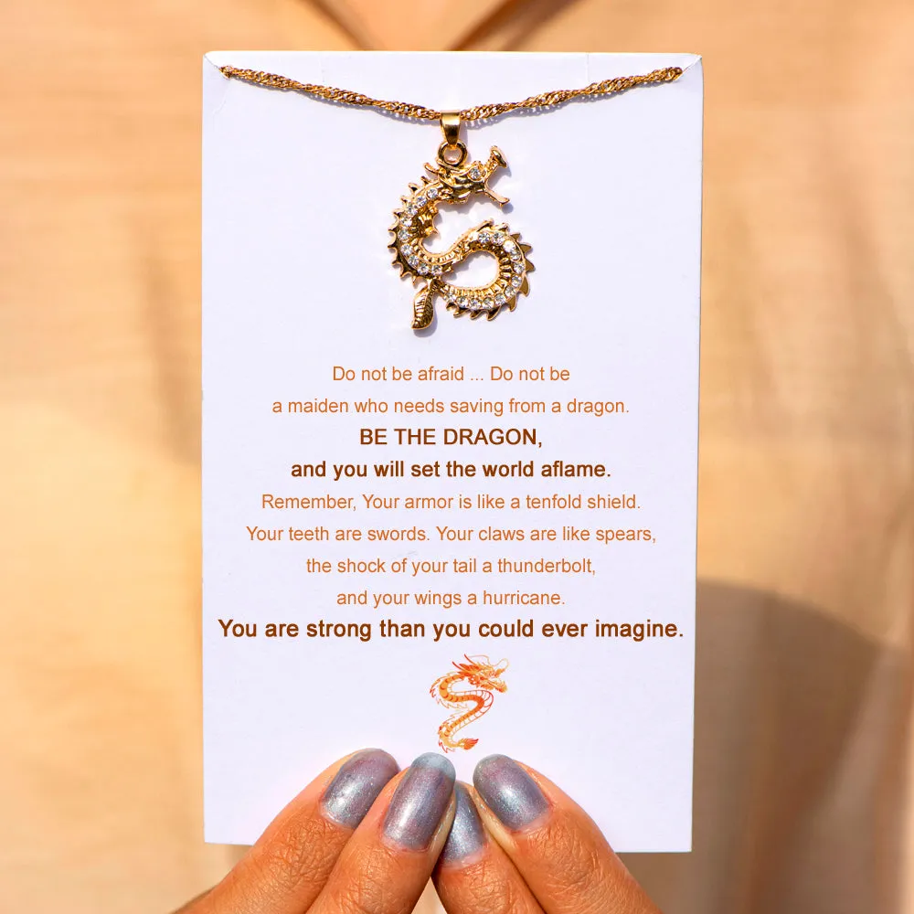Dragon Necklace – Unique Symbol of Strength & Individuality sold by SARAH'S WHISPER product image thumbnail 2