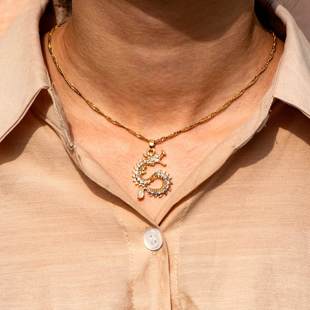 Dragon Necklace – Unique Symbol of Strength & Individuality sold by SARAH'S WHISPER product image thumbnail 3