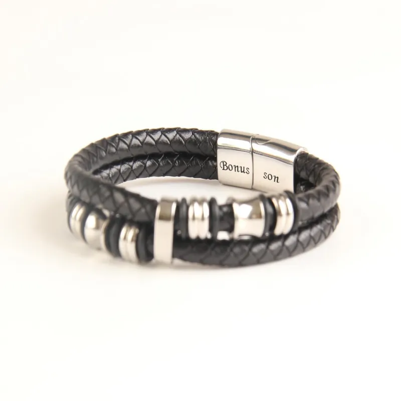 Bonus Son Bracelet – Thoughtful Gift for Bonus Son sold by SARAH'S WHISPER