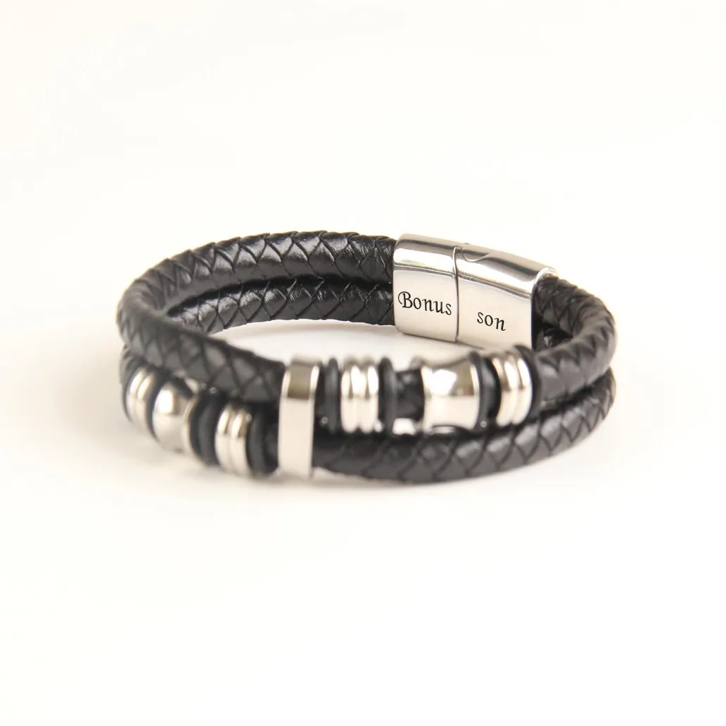 Bonus Son Bracelet – Thoughtful Gift for Bonus Son sold by SARAH'S WHISPER