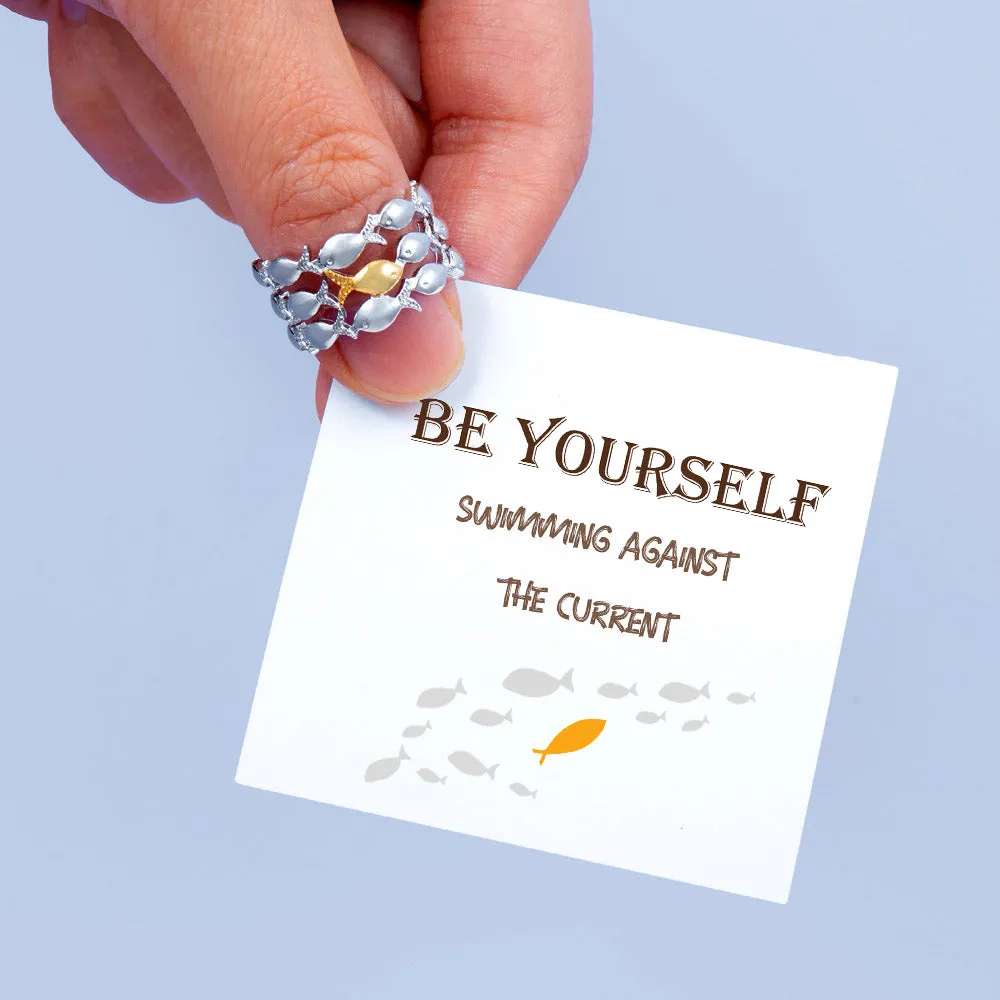 Be Yourself Ring – Fish Design Ring sold by SARAH'S WHISPER product image thumbnail 2