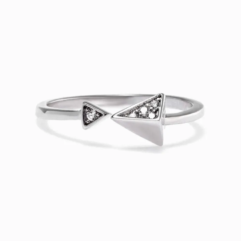 To My Daughter "The love between daughter and mother is forever." Triangle Ring sold by SARAH'S WHISPER