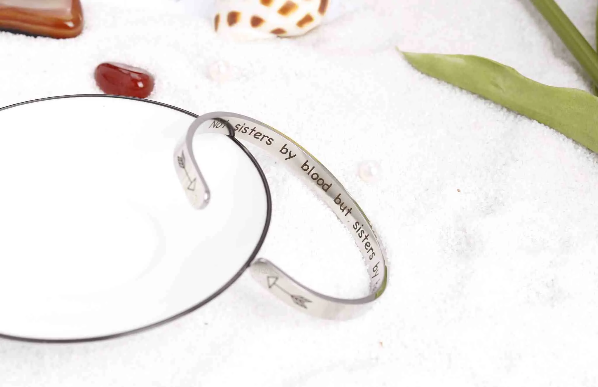 Sister Bangle – Sisters by Heart, Not by Blood sold by SARAH'S WHISPER product image thumbnail 5