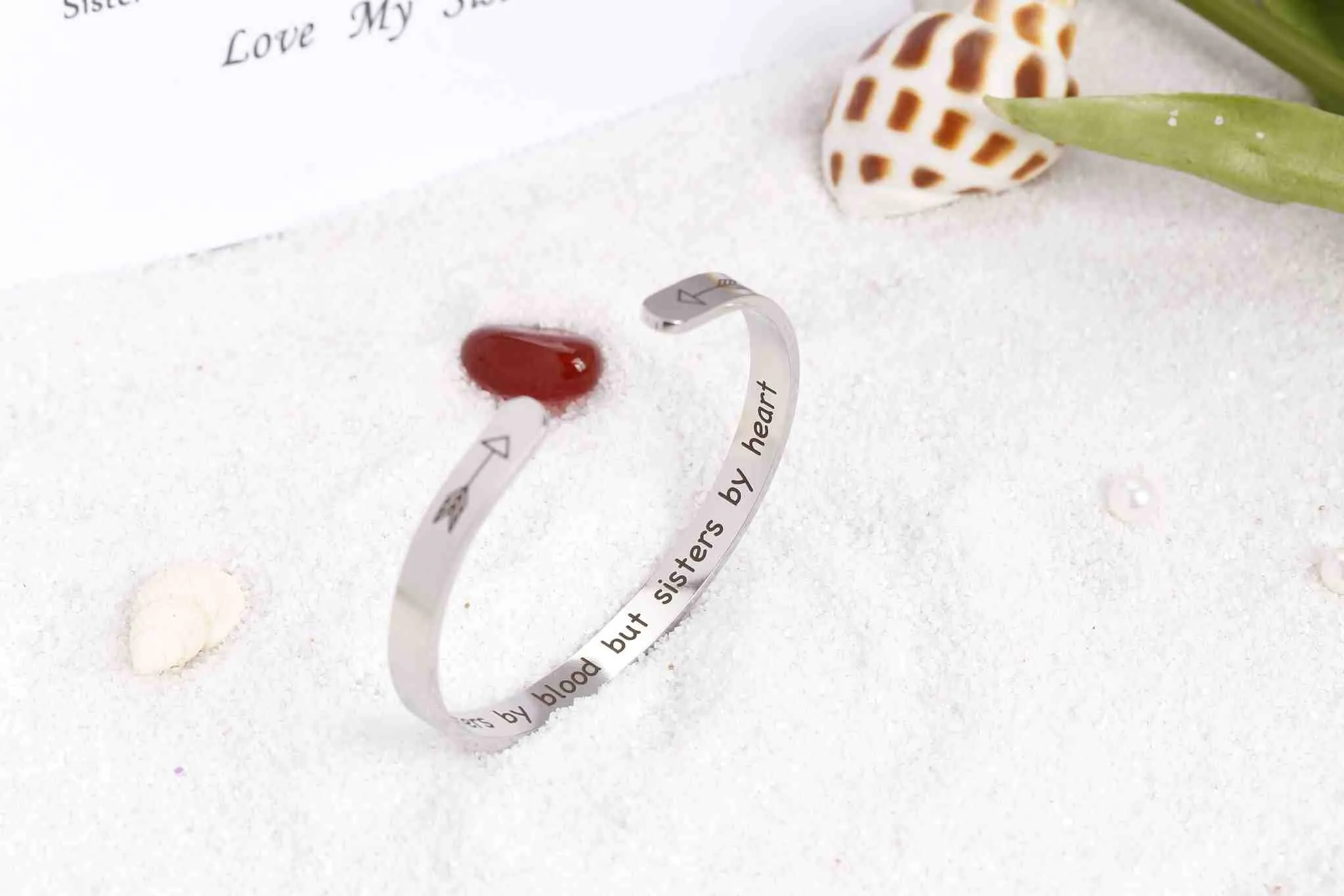 Sister Bangle – Sisters by Heart, Not by Blood sold by SARAH'S WHISPER product image thumbnail 4