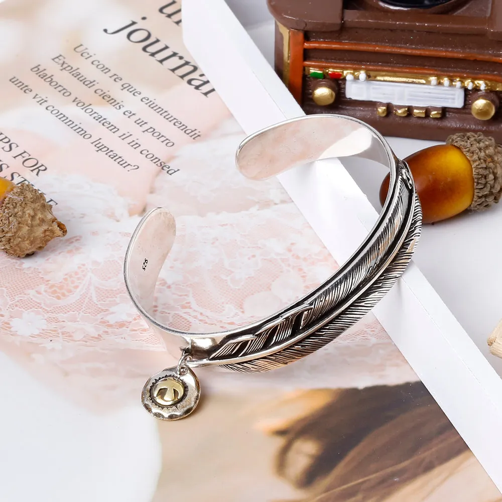 Feather Bangle – Be as a Feather sold by SARAH'S WHISPER product image thumbnail 4