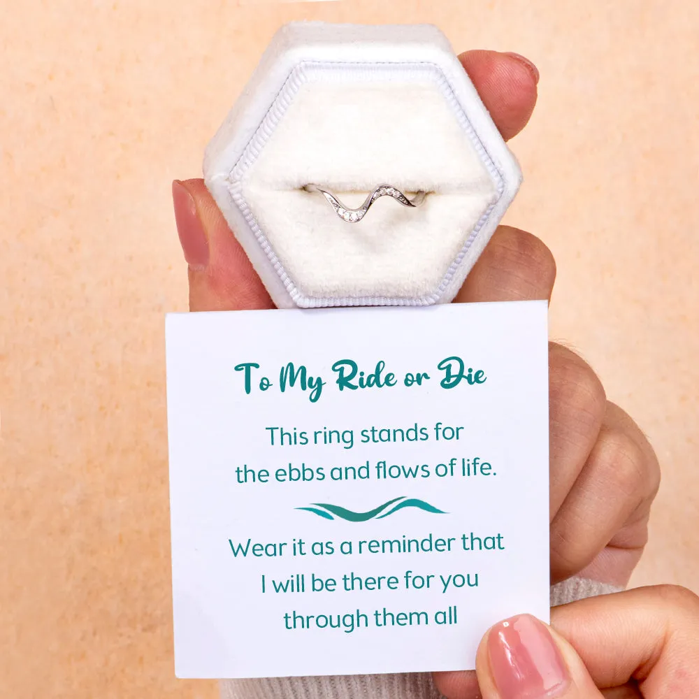 Wave Rings for Ride or Die – Be There for You sold by SARAH'S WHISPER product image thumbnail 2