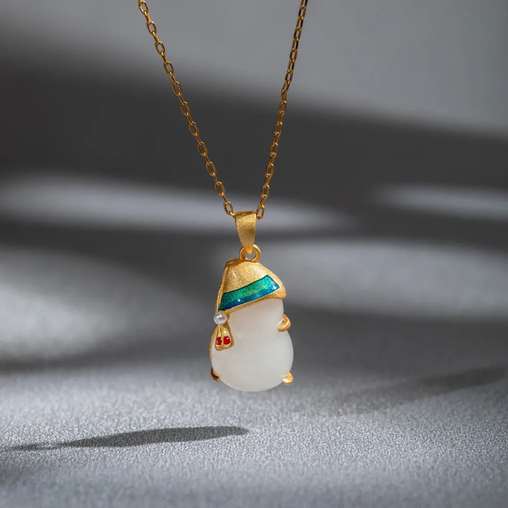Jade Stone Necklace – Blessed with Abundance sold by SARAH'S WHISPER product image thumbnail 4