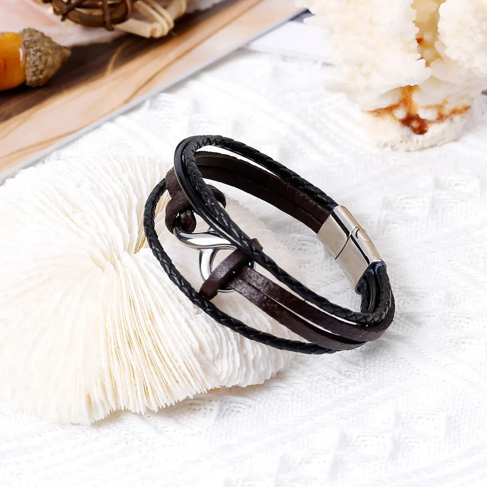 Bracelet Set for Grandson - Infinite Love Knot Bracelet sold by SARAH'S WHISPER product image thumbnail 4