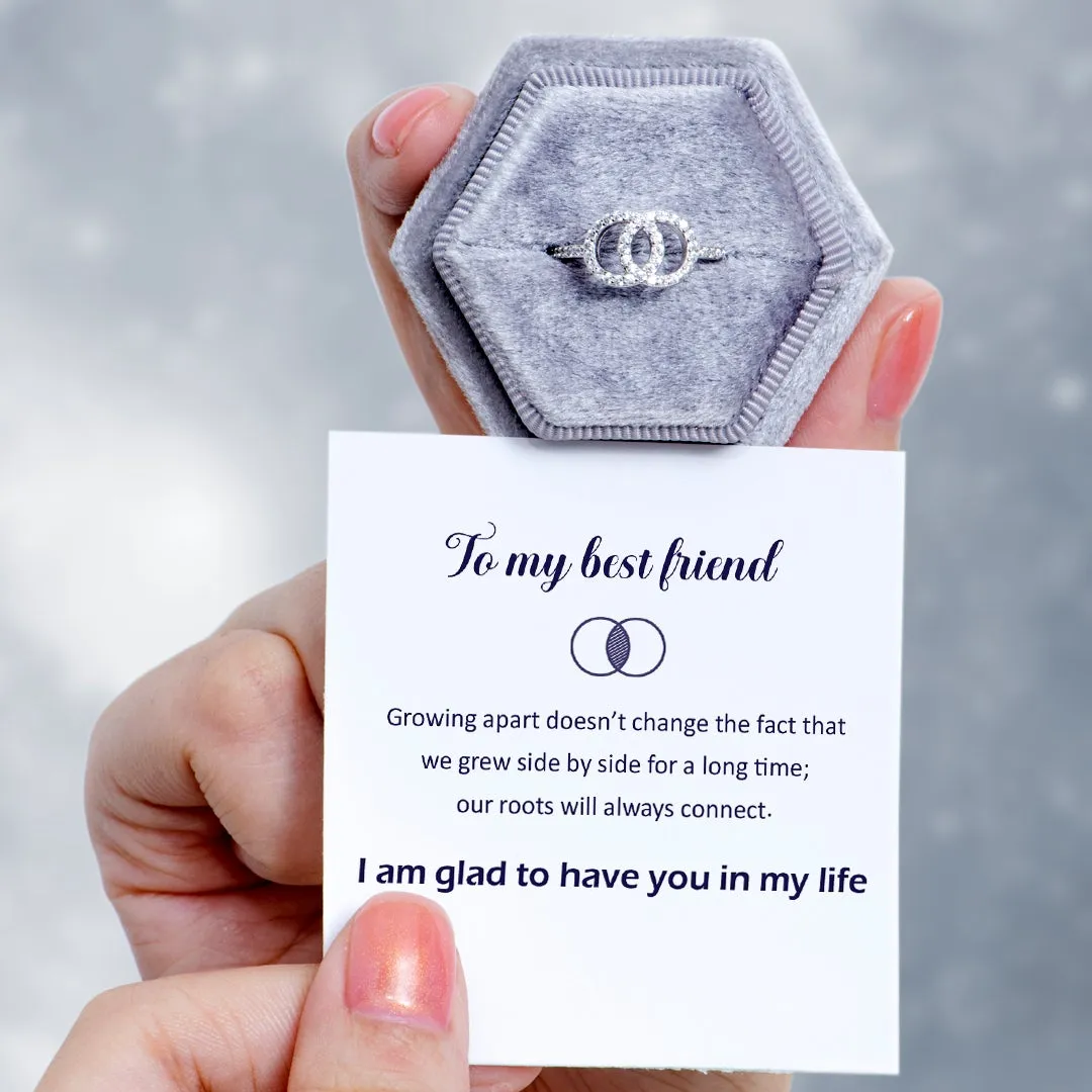To My Best Friend Ring - Roots Always Connect sold by SARAH'S WHISPER product image thumbnail 2