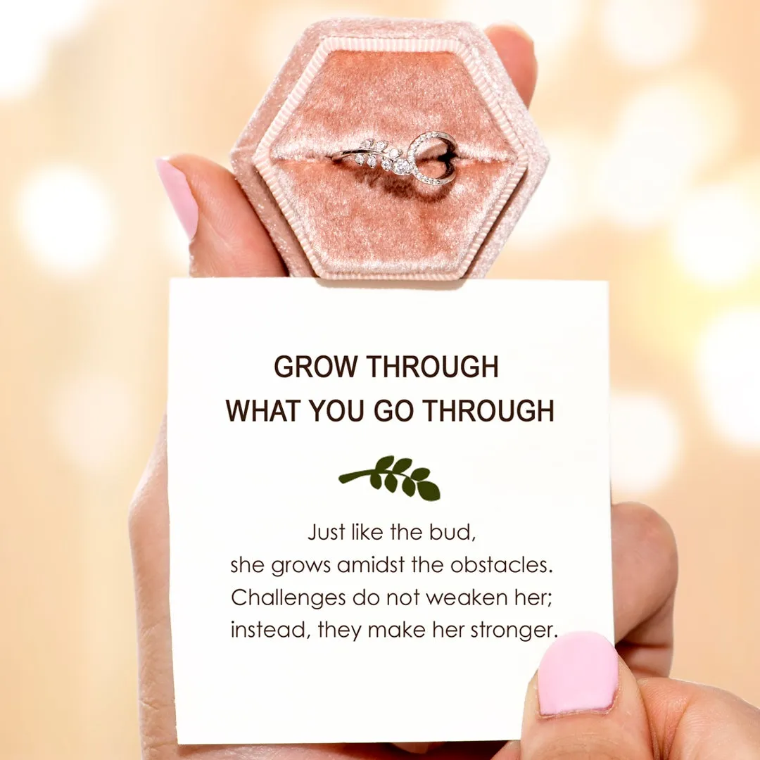 Leaf Ring - Grow Through What You Go Through sold by SARAH'S WHISPER product image thumbnail 2