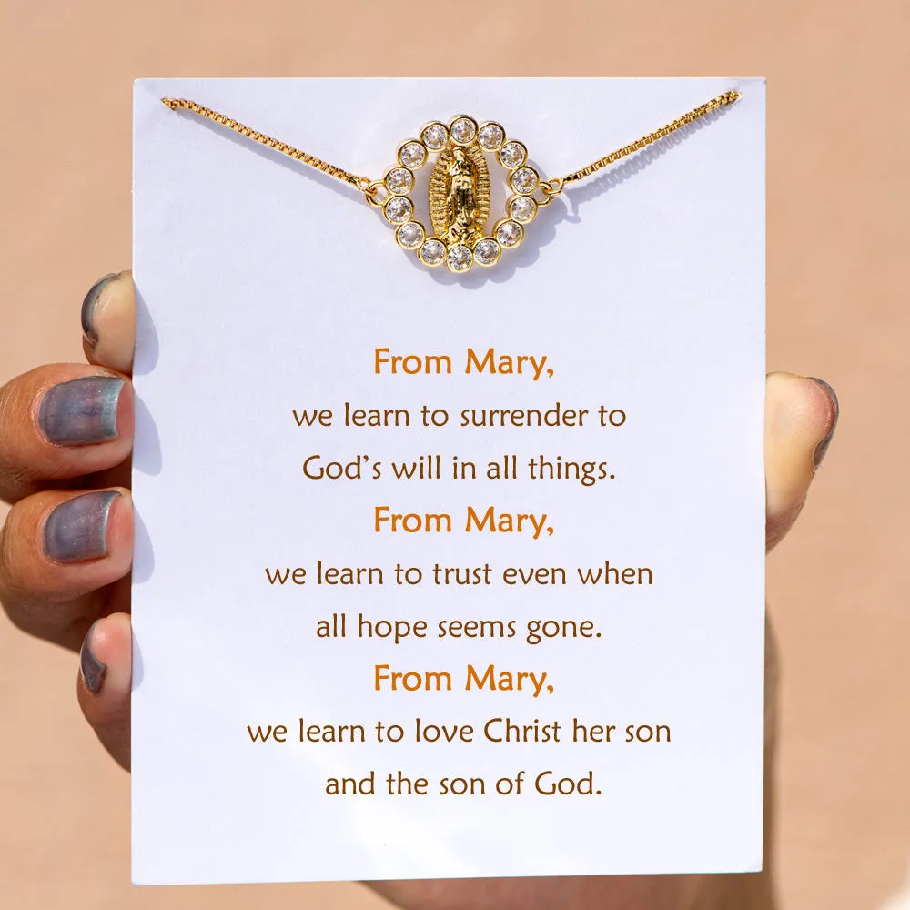 Mary Bracelet - From Mary We Learn to Trust sold by SARAH'S WHISPER product image thumbnail 2