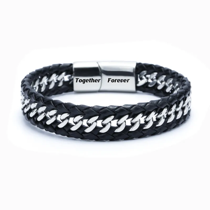 Mens Jewelry for Son – Link Bracelet made by SARAH'S WHISPER