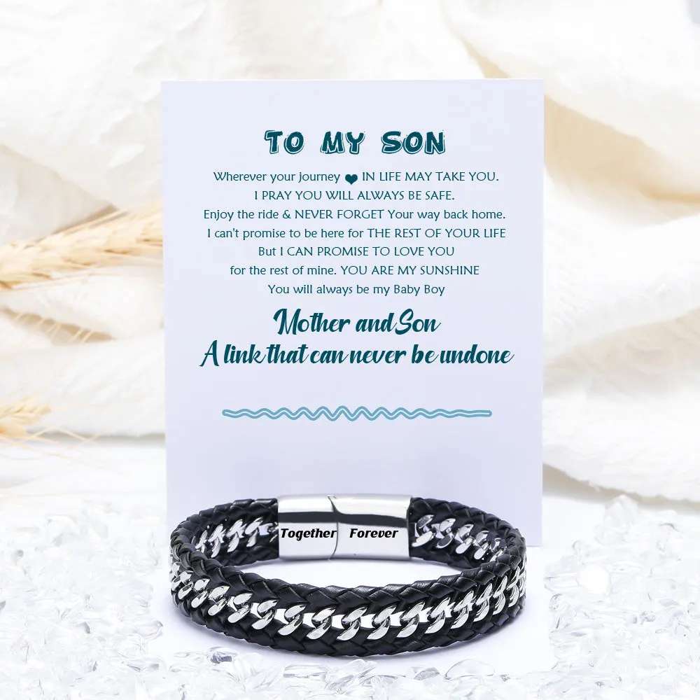 Mens Jewelry for Son – Link Bracelet sold by SARAH'S WHISPER product image thumbnail 2