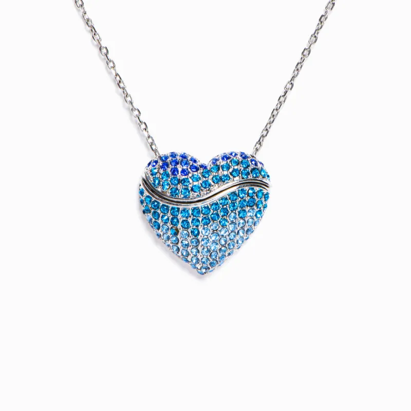 Granddaughter Necklace Gift – Double Heart made by SARAH'S WHISPER