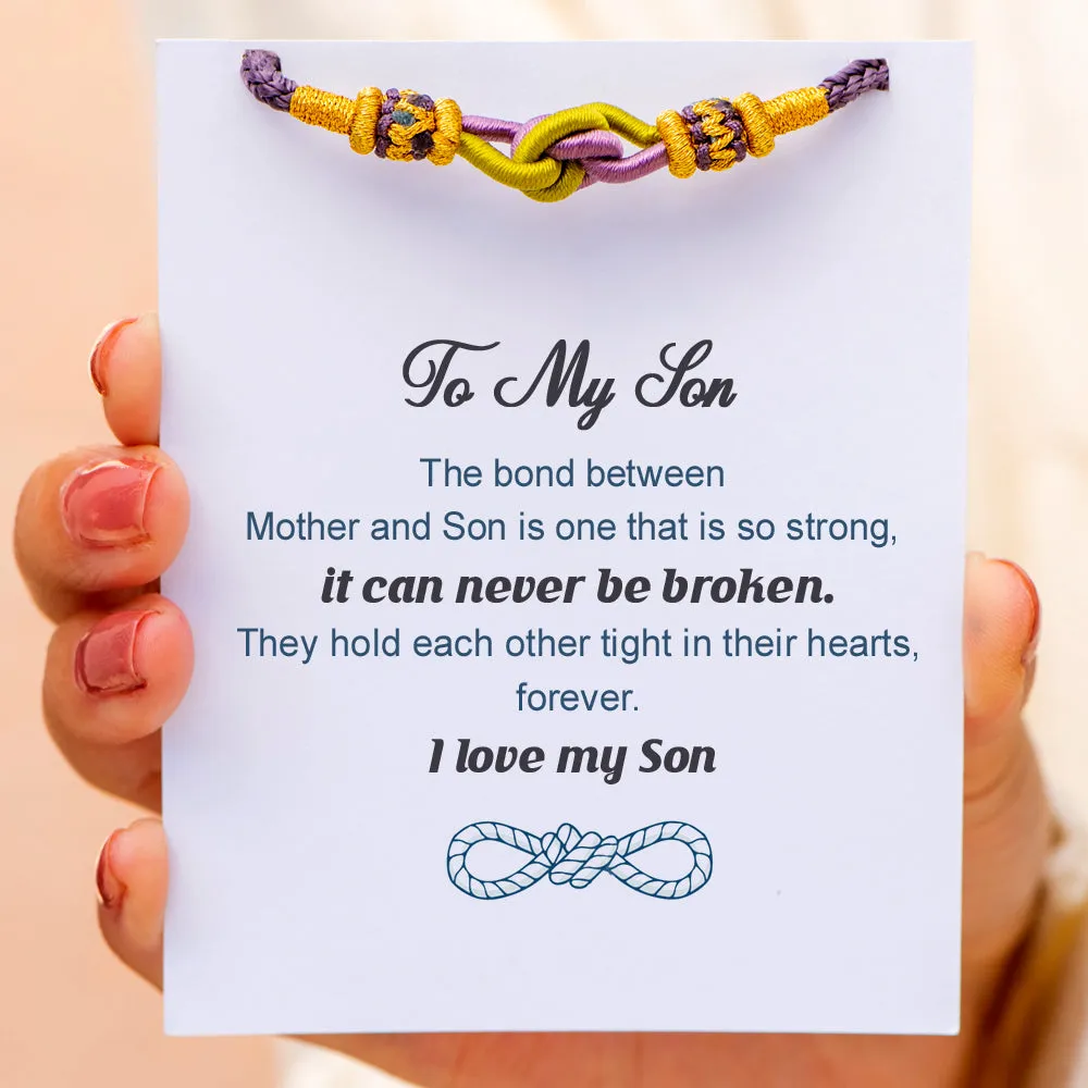 Mother and Son Forever Linked Bracelet – Knot sold by SARAH'S WHISPER product image thumbnail 2